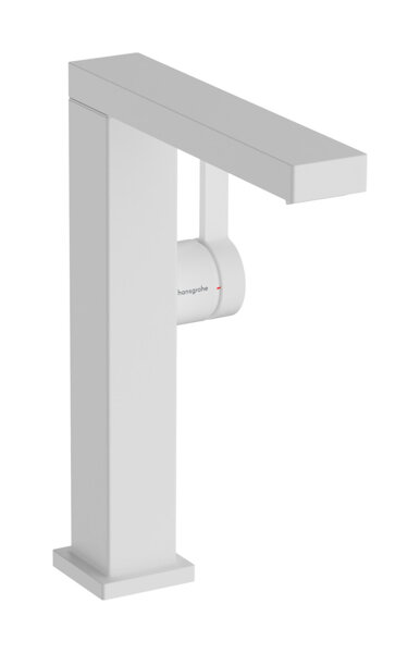 Bild von hansgrohe Tecturis E Fine Einhebel-Waschtischmischer 210, schwenkbar, Ausladung 157mm, mit Push-Open Ablaufgarnitur, CoolStart, 73063, Farbe: Weiß Matt