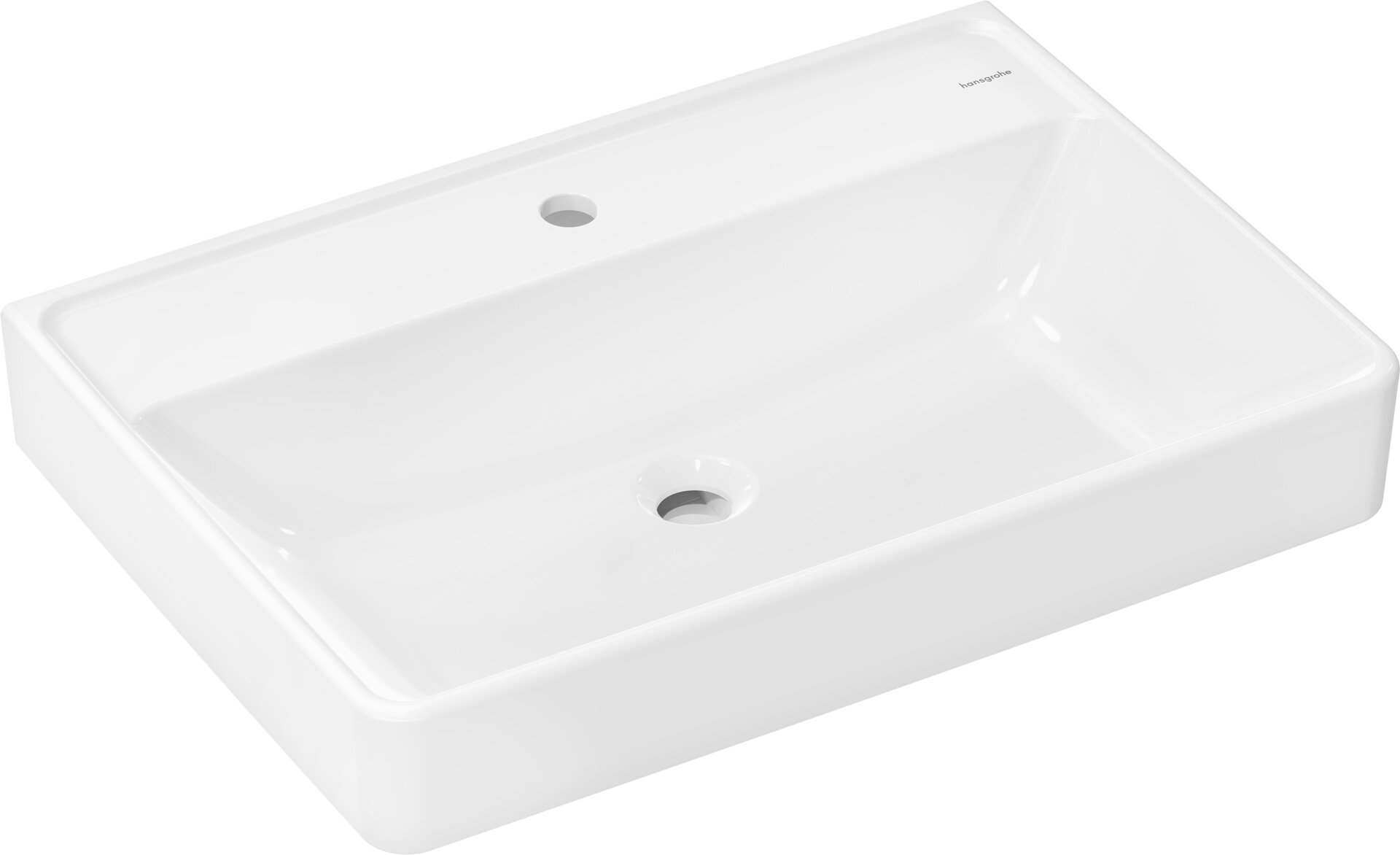 Bild von Hansgrohe Xanuia Q Waschtisch, mit Hahnloch, ohne Überlauf, 700x480mm, weiß, 60223450