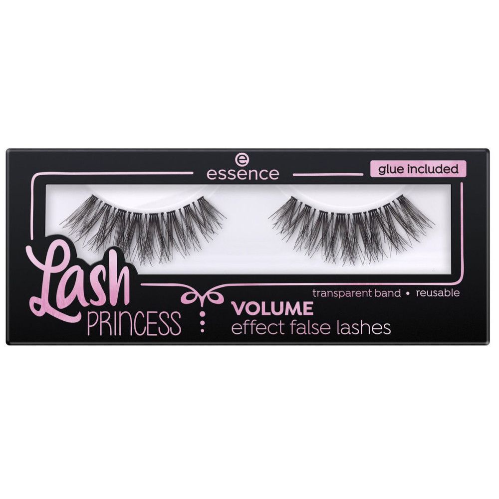 Bild von essence Lash PRINCESS VOLUME effect false lashes, schwarz, definierend, verlängernd, volumengebend, langanhaltend, vegan, Mikroplastik Partikel frei, Nanopartikel frei (1 Paar)