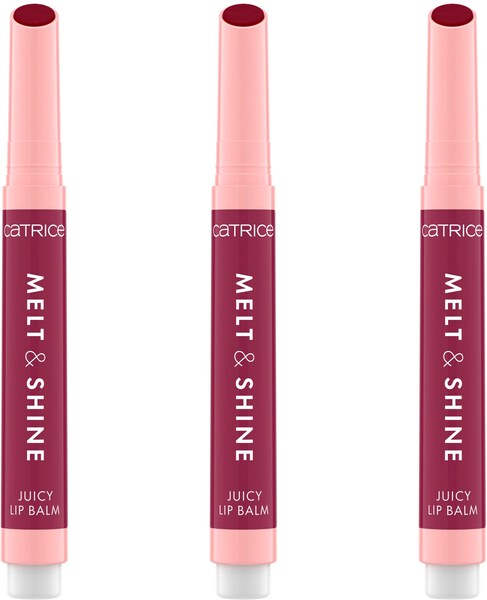 Bild von Catrice Lippenbalsam »Melt & Shine Juicy Lip Balm«, (Set, 3 tlg.)