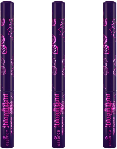 Bild von Essence Eyeliner in the bloom'light matte eyeliner, 3-tlg., mit hochpigmentierter Textur