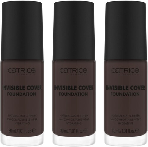 Bild von Catrice Foundation Invisible Cover Foundation, 3-tlg., mit langanhaltendem Finish