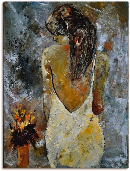 Bild von Artland Wandbild "Junge Frau", Frau, (1 St.), als Leinwandbild, Poster in verschied. Größen