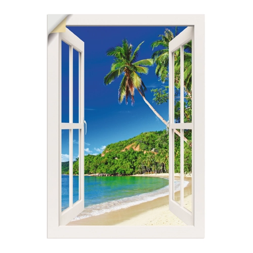 Bild von Artland Wandbild Fensterblick Paradies