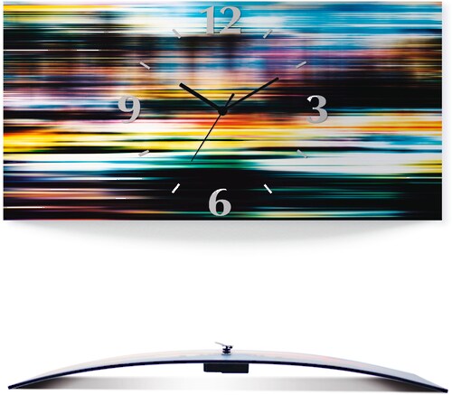 Bild von Artland Wanduhr "Modern Abstrakt", 3D Optik gebogen, mit Quarz- oder Funkuhrwerk, versch. Größen