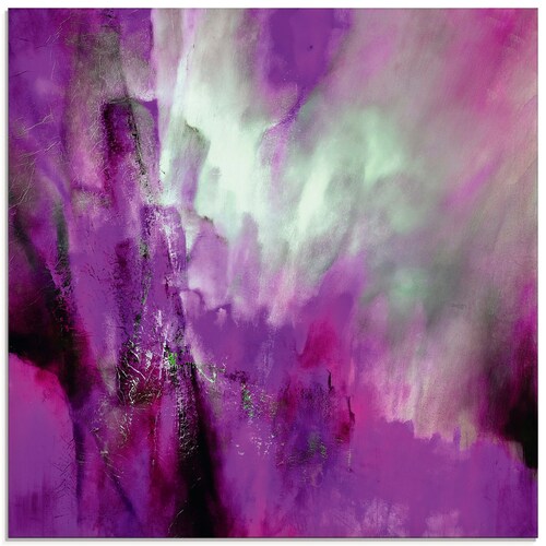 Bild von Artland Glasbild "Rosa Licht", Gegenstandslos, (1 St.), in verschiedenen Größen