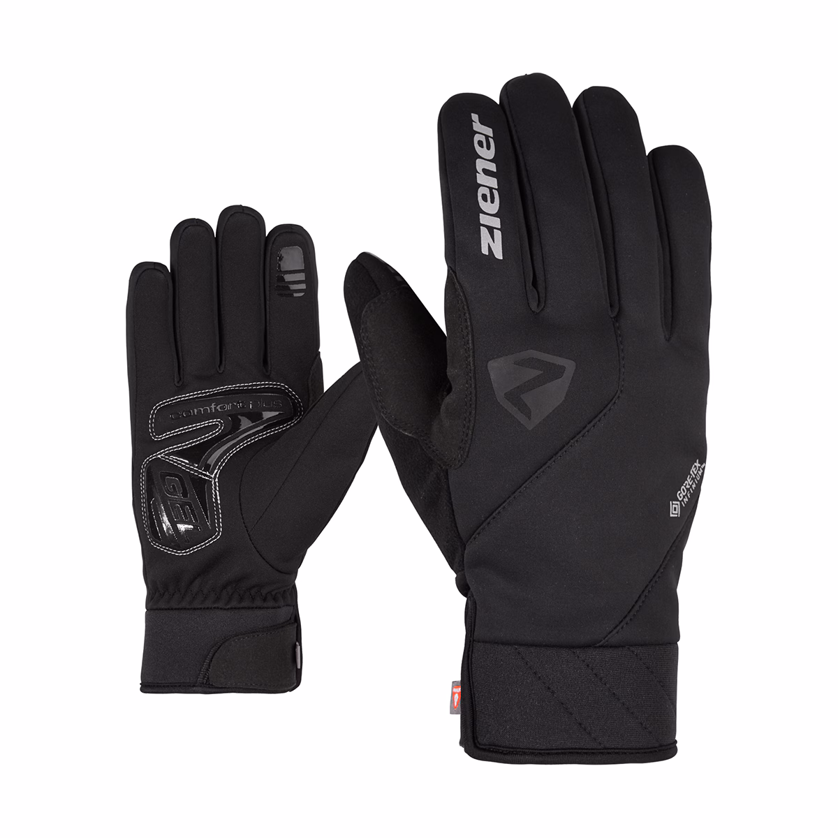 Bild von ziener Fahrradhandschuhe "Donni GTX PR", winddicht, atmungsaktiv, für Herren, schwarz, 9