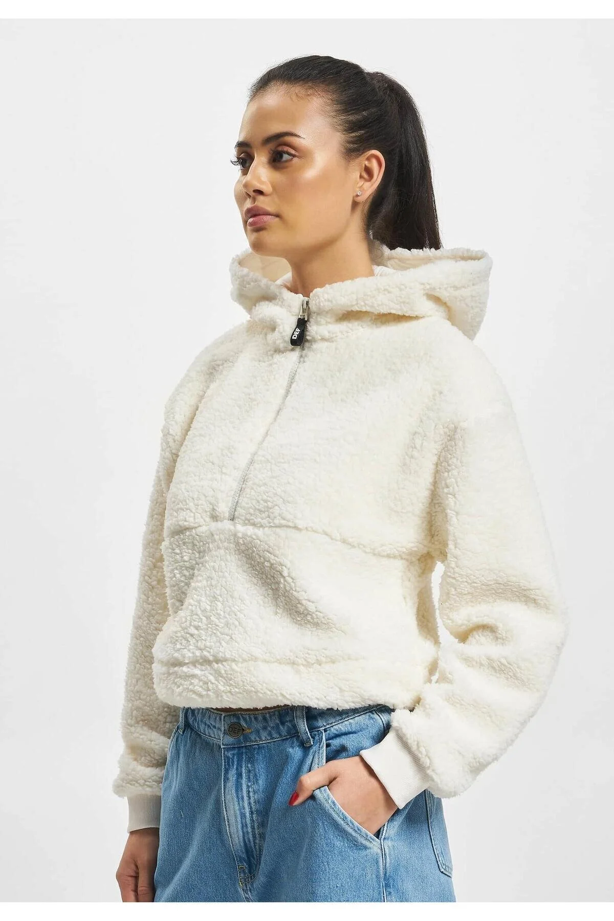 Bild von DEF Sweatshirt Weiß Regular Fit für Damen - XL
