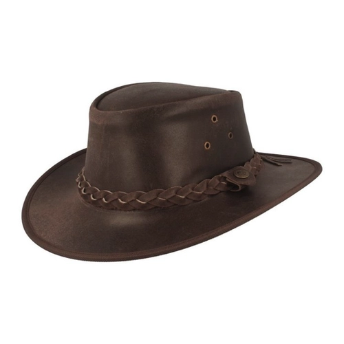 Bild von Scippis Trilby wetterfester Outdoor Lederhut Hooley im Westernstil