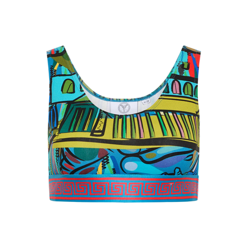 Bild von Carlo Colucci Bralett-Top in Blau - L/40