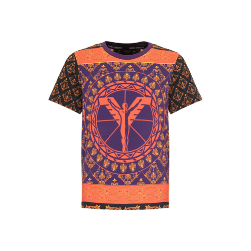 Bild von Carlo Colucci Kinder T-Shirt mit großem Frontlogo - Schwarz 110/116