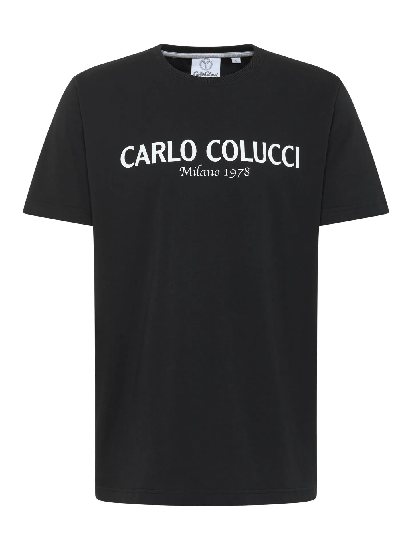 Bild von Carlo Colucci T-Shirt mit Logoprint - 4XL Schwarz