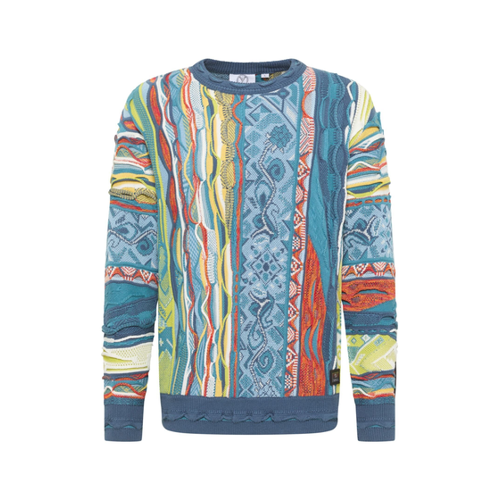 Bild von Farbenfroher Carlo Colucci Strickpullover für individuelle Stilisten