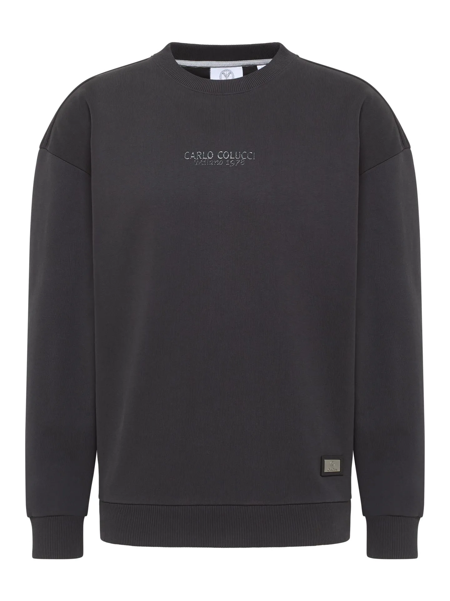 Bild von Carlo Colucci Oversize Sweatshirt - La Famiglia - Schwarz XL
