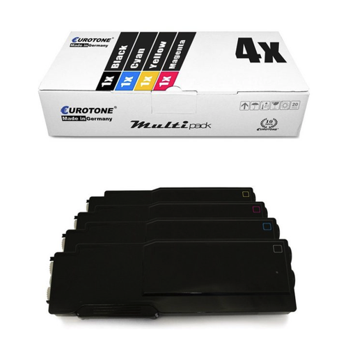 Bild von Eurotone Tonerkartusche Toner für Xerox VersaLink C 400 405 im 4er Set