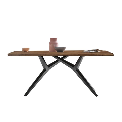 Bild von Eleganter Esstisch aus Teak und Metall für Ihr Zuhause