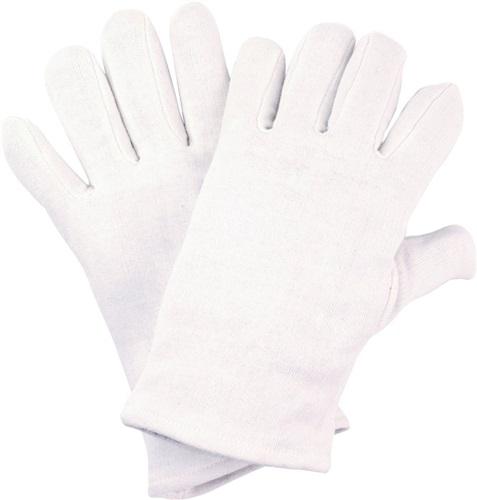 Bild von AS Arbeitsschutz GmbH Wundpflaster NITRAS Baumwoll-Trikot-Handschuhe, weiß, gebleicht, mit Schichtel -