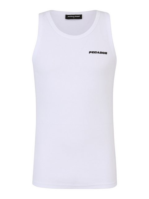 Bild von Herren Tank Top - Logo Rib Undershirt - White,L,Weiß