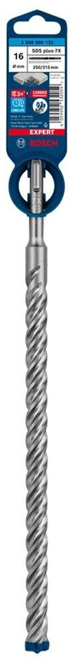 Bild von Bosch Expert SDS-plus-7X - Bohrer - für Beton, Mauerwerk, Stahlbeton, Granit, Gneis - Hammereinsatz - 16 mm - SDS-plus - Länge: 315 mm