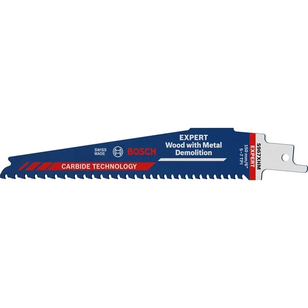 Bild von Bosch Professional Zubehör, Sägeblatt, EXPERT ‘Wood with Metal Demolition’ S 967 XHM Säbelsägeblatt, 10 Stück