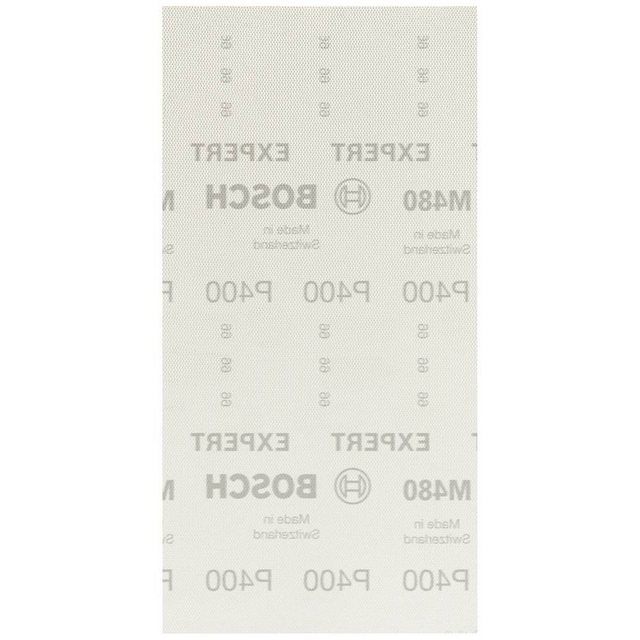Bild von Bosch 10x EXPERT M480 Schleifnetz (für Farbe auf Holz, Hartholz, Ø 115x230 mm, Körnung 400, Professional Zubehör Schwingschleifer)