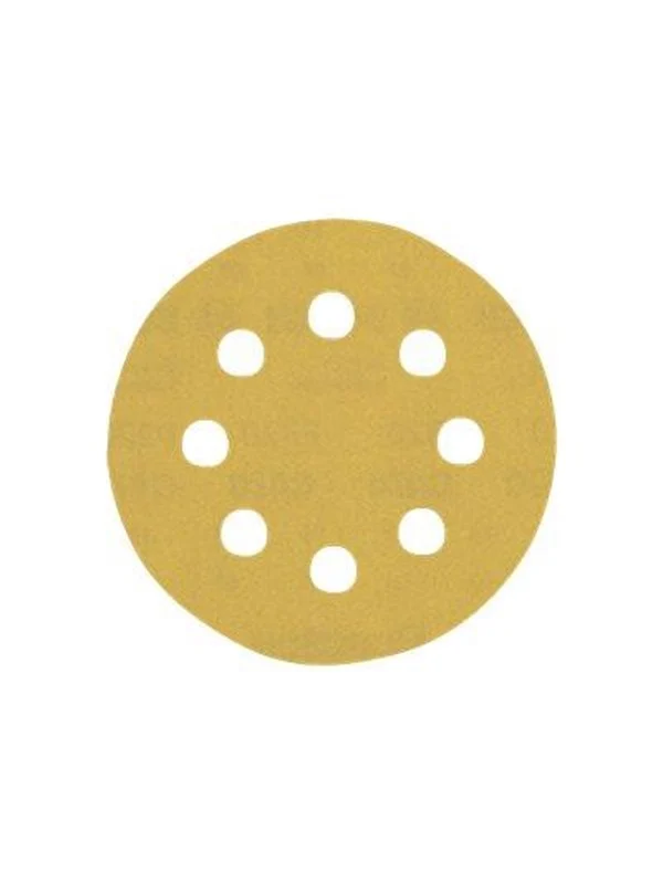 Bild von Bosch 5x EXPERT C470 Schleifblatt mit 8 Löchern (für Farbe auf Holz, Hartholz, Ø 115 mm, Körnung 320, Professional Zubehör Exzenterschleifer, Schwingschleifer)