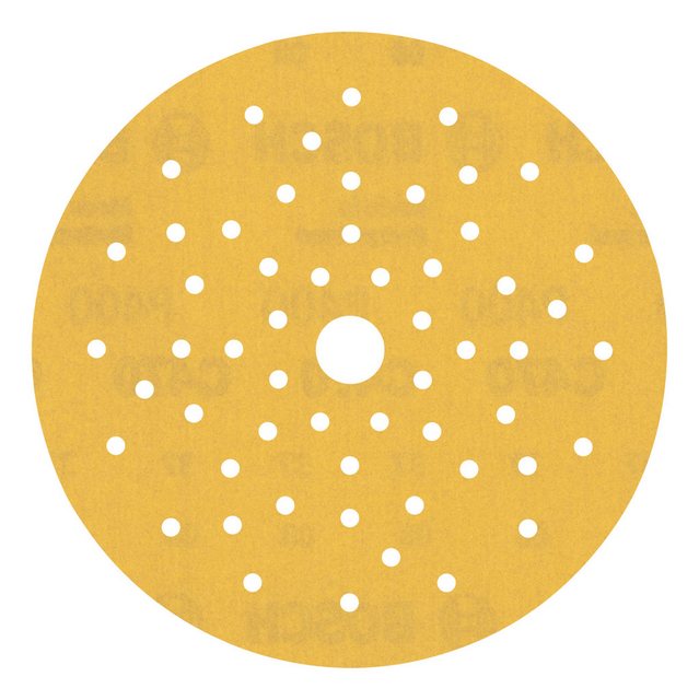 Bild von Bosch Accessories Professional 5x Schleifpapier Expert C470 Mehrloch (für Hartholz, Farbe auf Holz, Ø 150 mm, Körnung 400, Zubehör Exzenterschleifer), 5 Stück