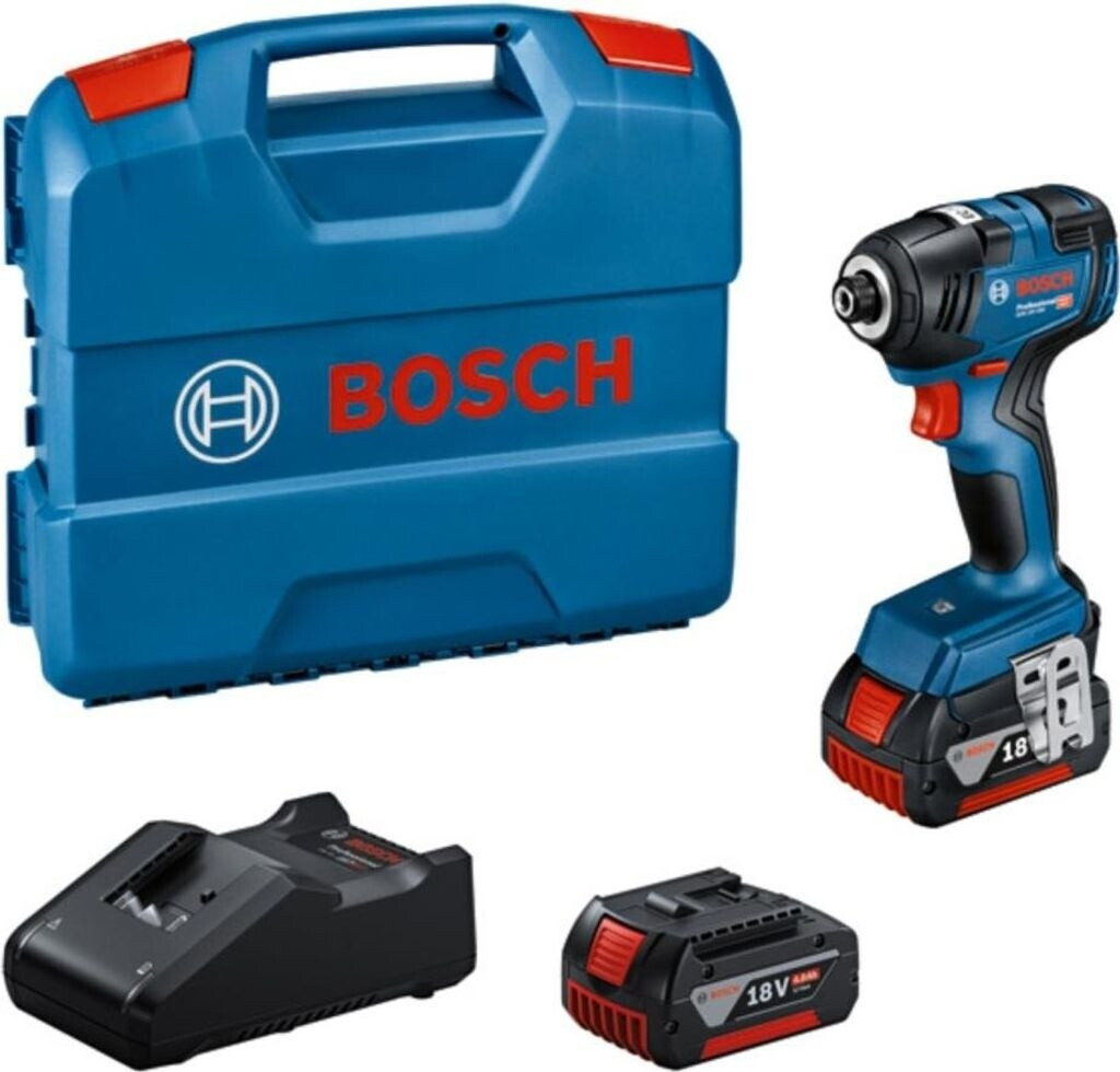 Bild von AKTION: BOSCH Professional GDR 18V-200 Akku-Drehschlagschrauber-Set 2x 18,0 V, mit 2 Akkus mit Prämie nach Registrierung