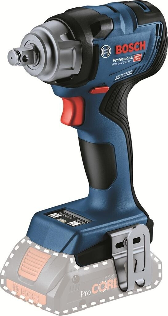 Bild von Bosch Professional 18V System Akku Drehschlagschrauber GDS 18V-330 HC (330 Nm Anziehmoment, 560 Nm Losbrechmoment, drei Geschwindigkeits-/Drehmomentstufen, ohne Akku/ Ladegerät)