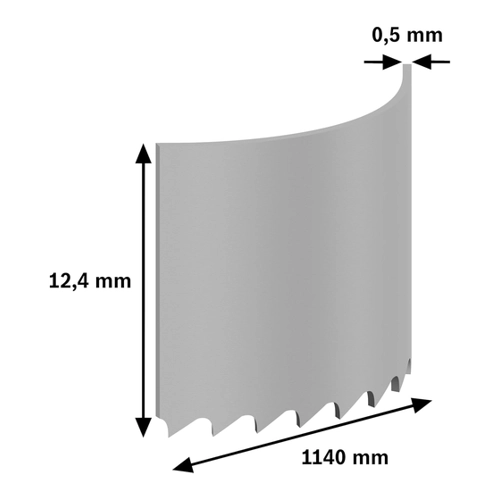 Bild von Bosch PRO CB4414 Set – Leistungsstarkes Bandsägeblatt für Metallarbeiten