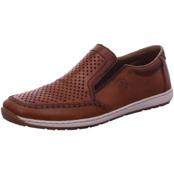 Bild von Herren Rieker 08868-24 | Braunes Leder | Herren Slip On Freizeitschuhe Braun Eu 43
