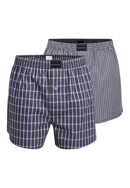 Bild von TOM TAILOR Boxershorts "Westside C", 2er-Pack, für Herren, blau, XXL