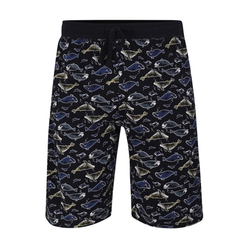 Bild von CECEBA Herren Bermuda Pyjama mit Wal-Motiv