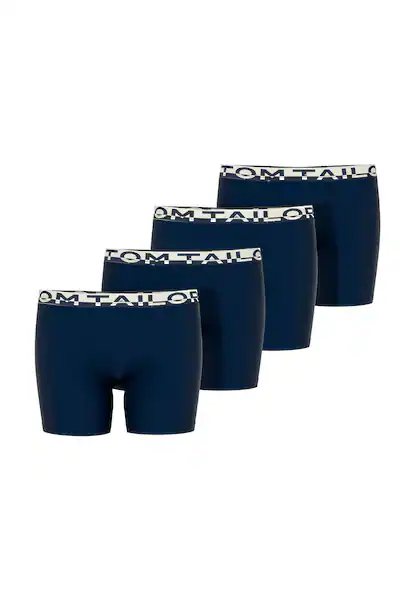 Bild von TOM TAILOR Boxershorts, (4 St.), mit elastische Gummibund mit hellem Markenschriftzug
