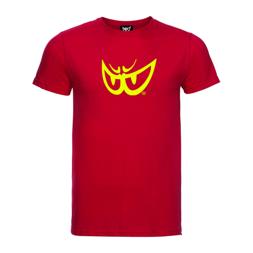 Bild von Berik The Eye T-Shirt – Rot-Gelb in Größe 2XL für Männer