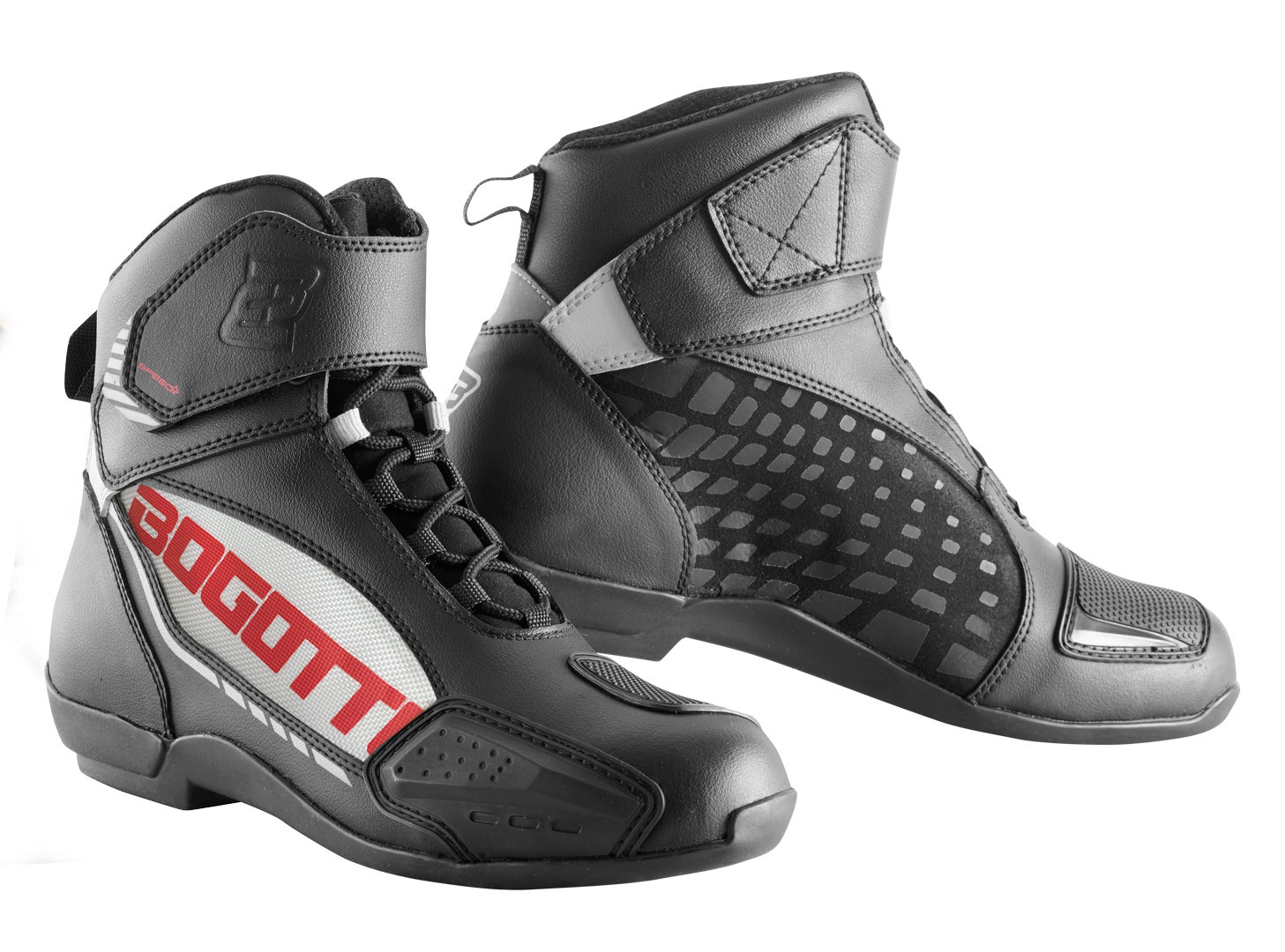 Bild von Bogotto GPX Motorradschuhe, schwarz-weiss-rot, Größe 39 für Frauen
