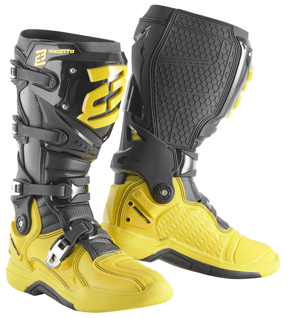 Bild von Bogotto MX-7 G Motocross Stiefel, schwarz-gelb, Größe 42 für Frauen