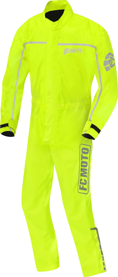 Bild von FC-Moto Rain 1-Teiler Motorrad Regenkombi, gelb, Größe S für Männer