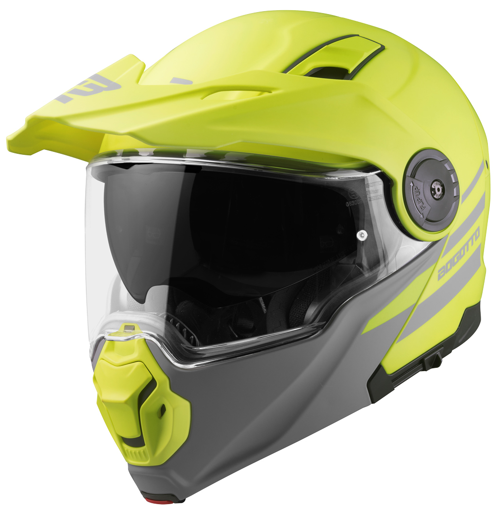 Bild von Bogotto FG-102 Fiberglas Klapphelm, gelb, Größe L für Männer