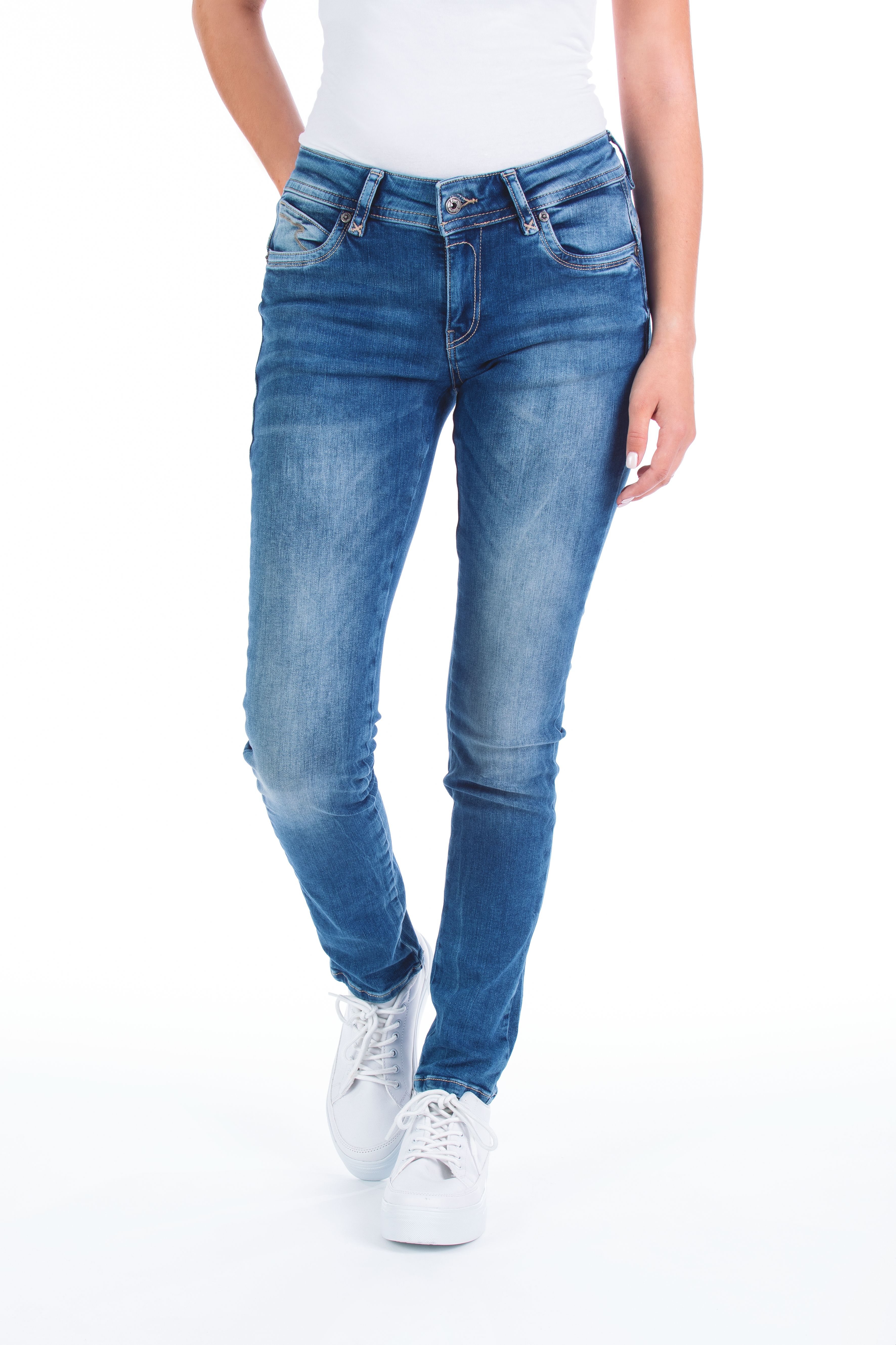 Bild von Blue Monkey Jeans Laura 0001 Slim Fit light blue