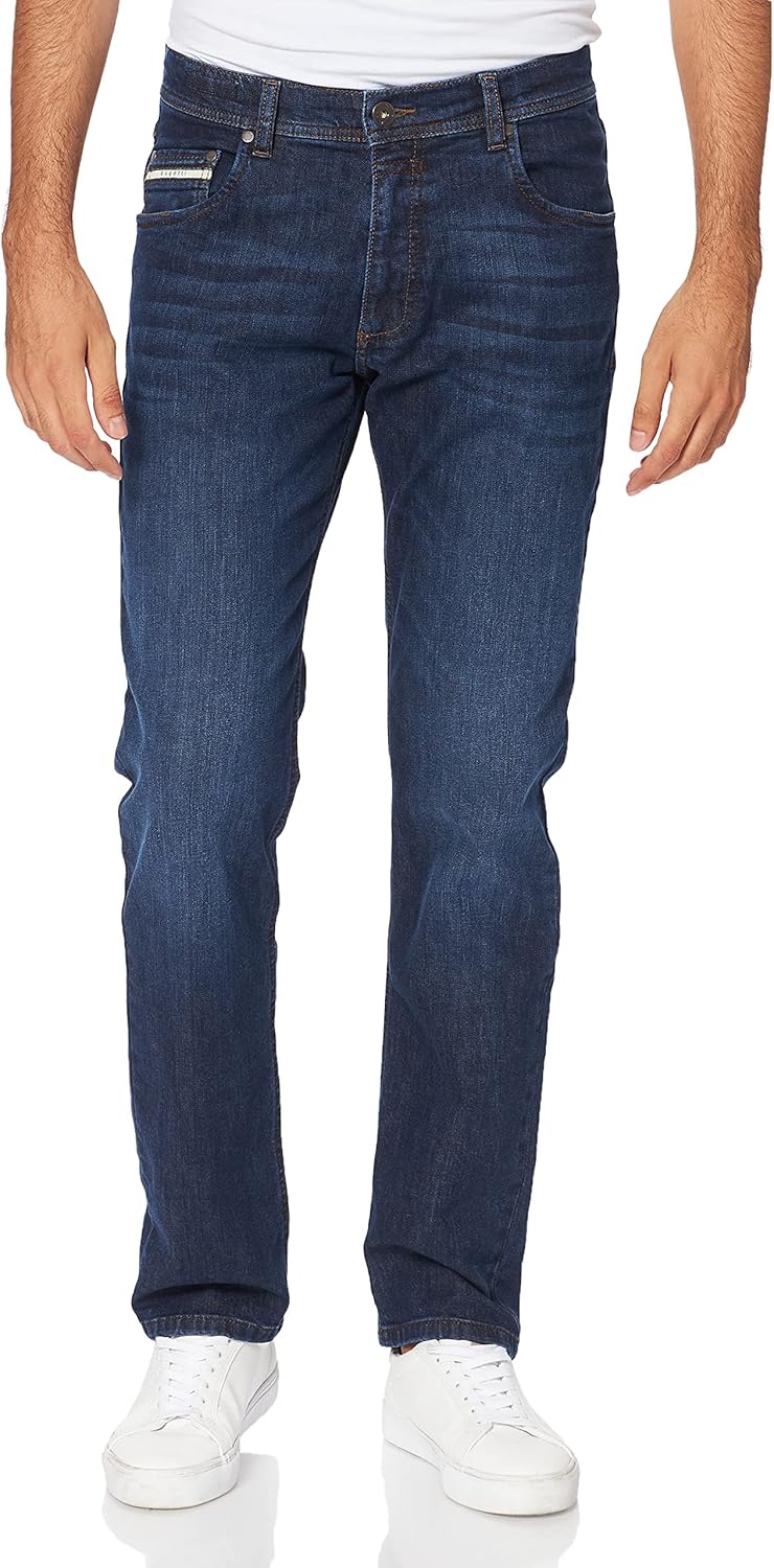 Bild von bugatti 5-Pocket-Jeans, mit einem leichten Used Look