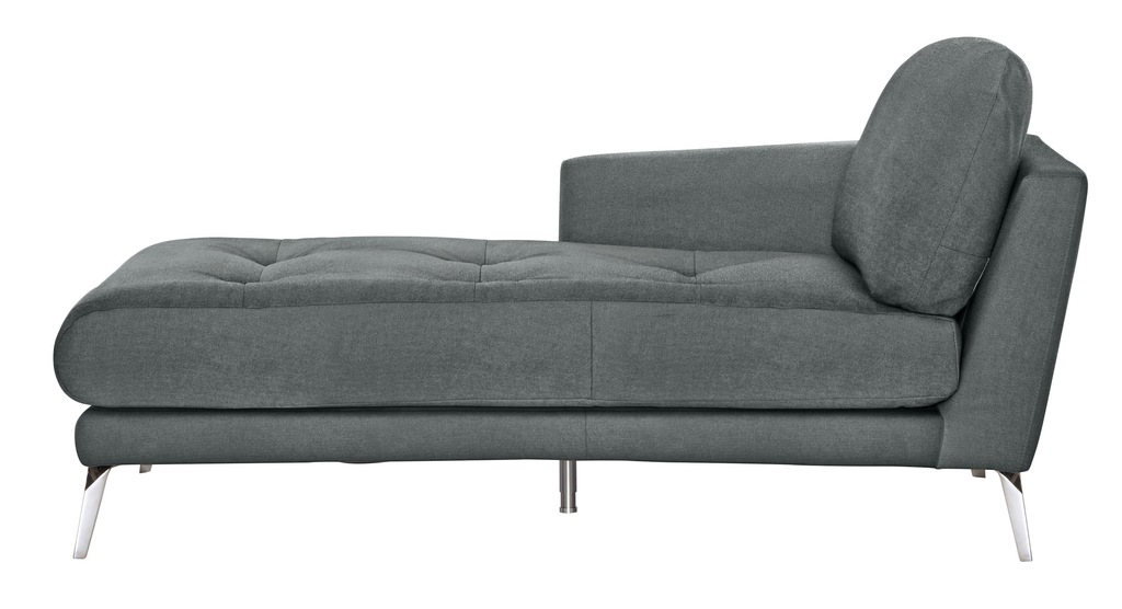 Bild von W.SCHILLIG Chaiselongue "softy", mit dekorativer Heftung im Sitz, Füße Chrom glänzend