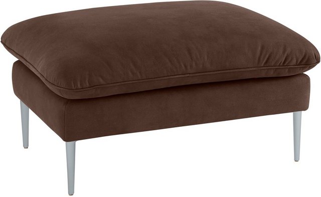 Bild von W.SCHILLIG Hocker "enjoy&MORE", Füße silber matt, Breite 106 cm
