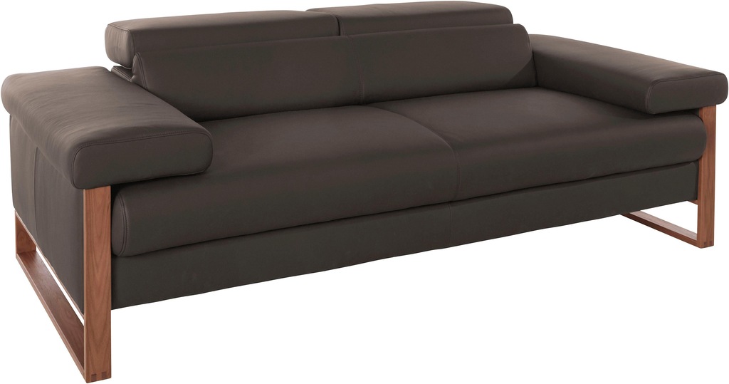 Bild von W.SCHILLIG 2-Sitzer "finn", German Design Award 2016, Fußgestell Nussbaum natur, Breite 210 cm