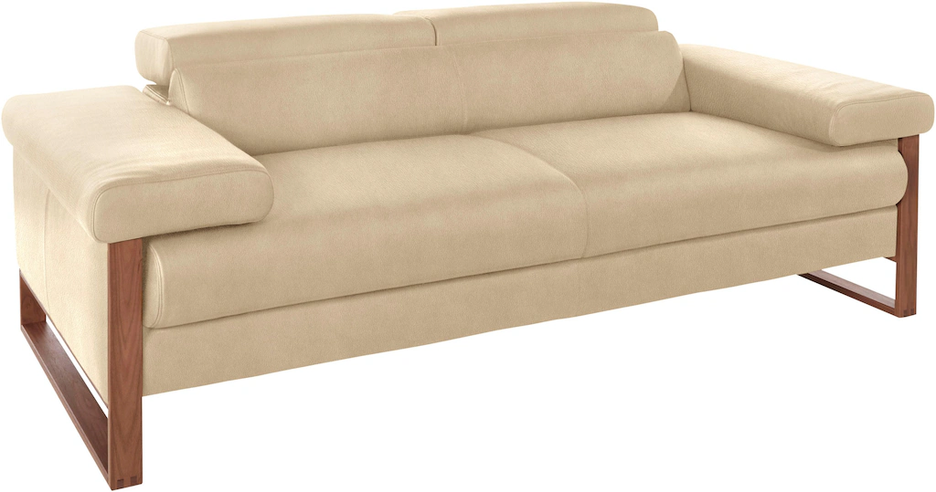 Bild von W.SCHILLIG 2-Sitzer "finn", German Design Award 2016, Fußgestell Nussbaum natur, Breite 210 cm