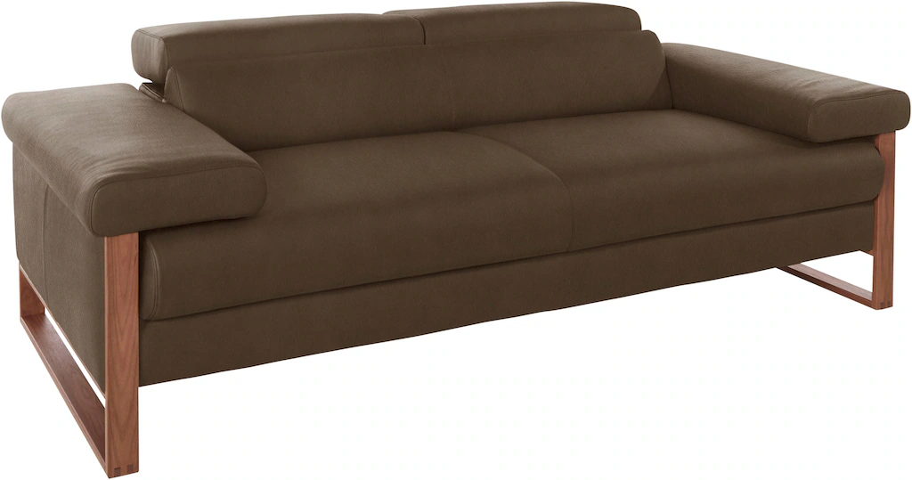 Bild von W.SCHILLIG 2-Sitzer "finn", German Design Award 2016, Fußgestell Nussbaum natur, Breite 210 cm