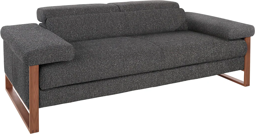 Bild von W.SCHILLIG 2-Sitzer "finn", German Design Award 2016, Fußgestell Nussbaum natur, Breite 210 cm
