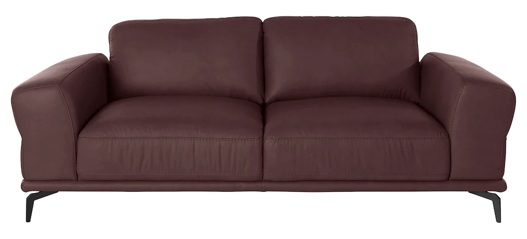 Bild von W.SCHILLIG 2,5-Sitzer "montanaa", mit Metallfüßen in Schwarz pulverbeschichtet, Breite 212 cm