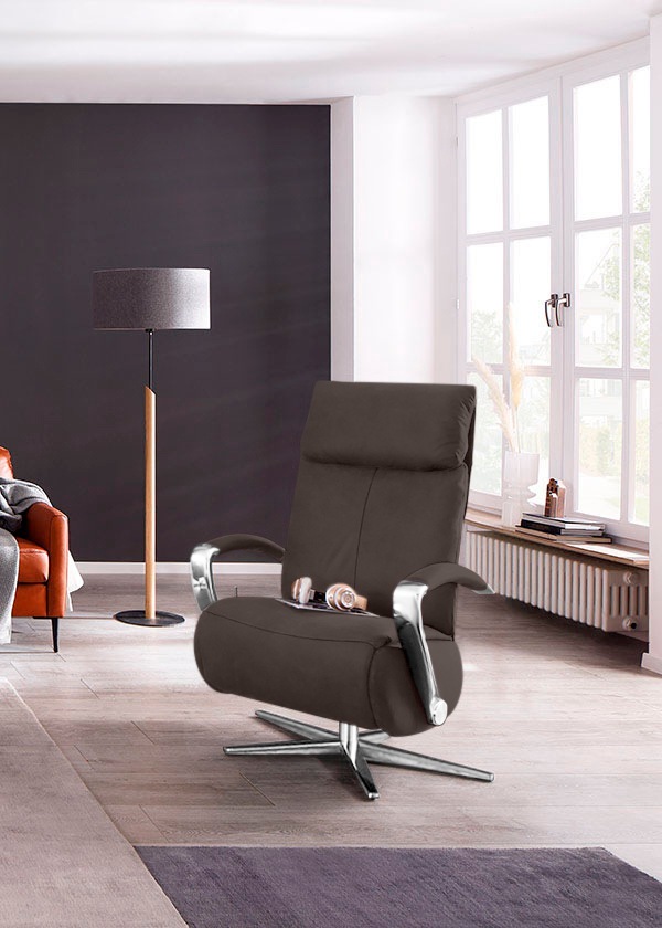 Bild von W.SCHILLIG Relaxsessel "rumbaa", wahlweise mit Doppelmotor, in Größen S, M & L, mit 5-Sternfuß