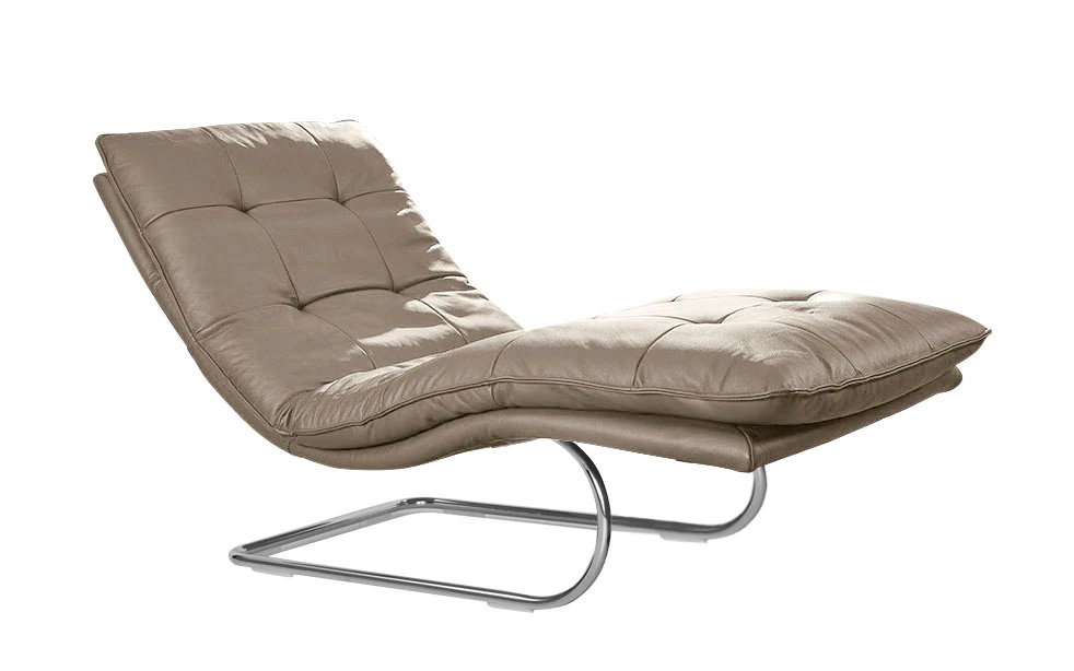 Bild von W.SCHILLIG Relaxliege "daily dreams", in Waffelkissen-Optik, wahlweise mit Motor, Freischwingergestell